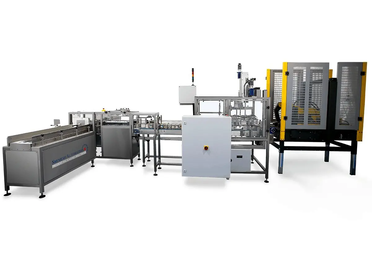 Automatic case packing system Automatic case packing system for end of line packaging automation